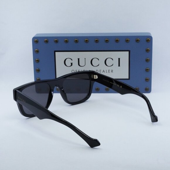 Final Price! Gucci GG1427S 001 Black/Grey Sunglasses - Picture 9 of 10